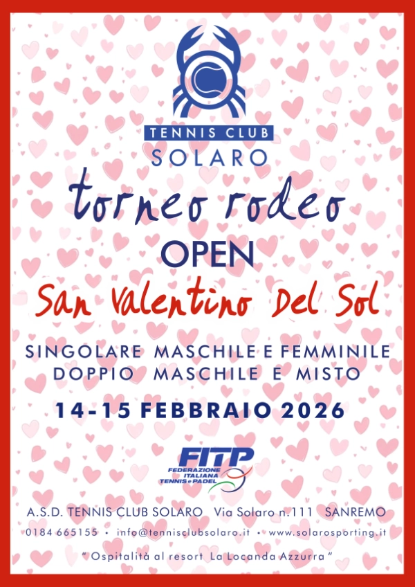Open San Valentino del Sol 2026